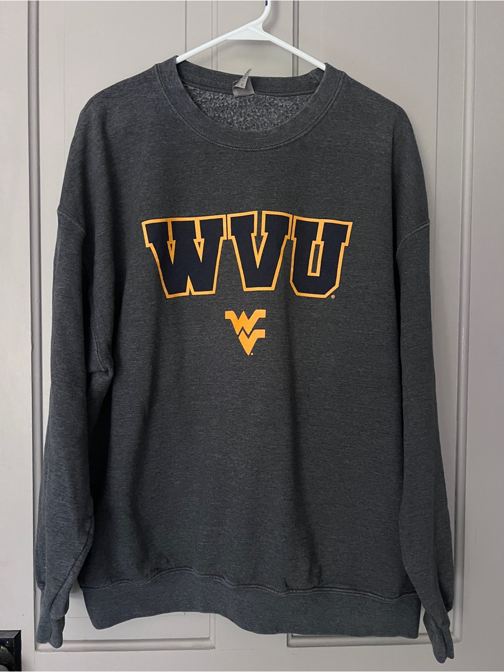 Gray WVU Crewneck Sweatshirt XL